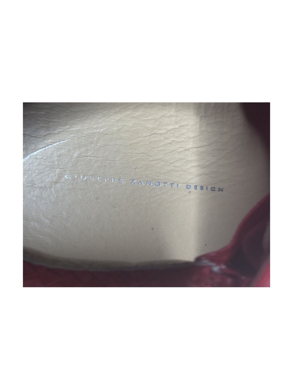 MASSIVE PRICE GOUGE ‼️ Giuseppe Zanotti Frankie snakeskin-effect sneakers - Picture 7 of 7